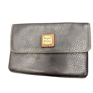 Dooney & Bourke Textured Black Clutch